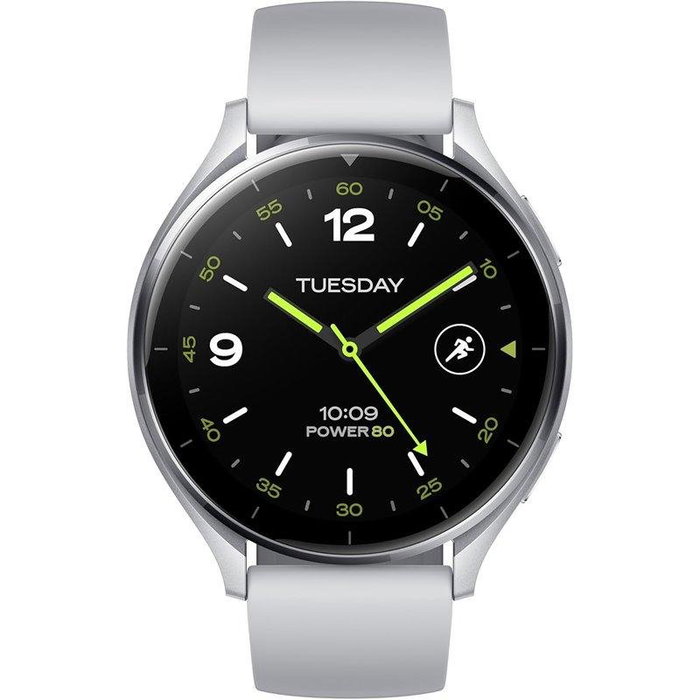 Xiaomi Watch 2 - Smartwatch con Google Wear OS, Pantalla AMOLED 1.43", GPS, Monitorización Frecuencia Cardíaca, 160+ Modos Deportivos, Resistente al Agua 5 ATM, Color Plata